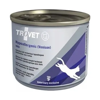 Krmivo pro kočku Mokré krmivo pro kočky Trovet bezobilné zvěřinové v konzervě 200 g