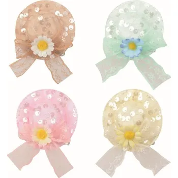 Party dekorace Dekorační Kloboučky 6 x 2 x 6 cm na klipu, 4 ks