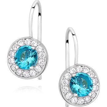 Náušnice Olivie Dětské stříbrné náušnice AQUA 3970 Ag 925; ≤1,5 g