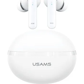 Sluchátka USAMS E02 Echo bezdrátová sluchátka - bílá