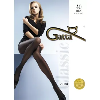 Dámské punčochy Dámské punčochy Laura 40 den - Gatta beige 6-XXL