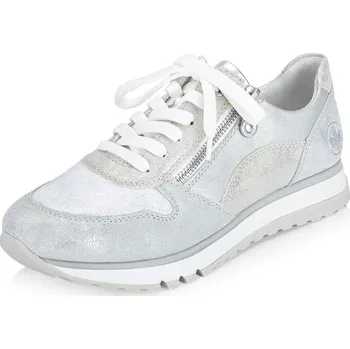 Dámská obuv Dámské tenisky RIEKER 49003-91 stříbrná S6 39