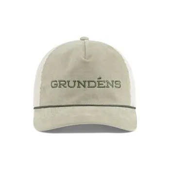 Rybářské oblečení Grundéns Cord Wordmark Trucker Light Olive O/S Velikost: UNI