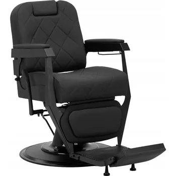 Kadeřnické křeslo Gabbiano Kadeřnické křeslo Bruno černé s černým rámem