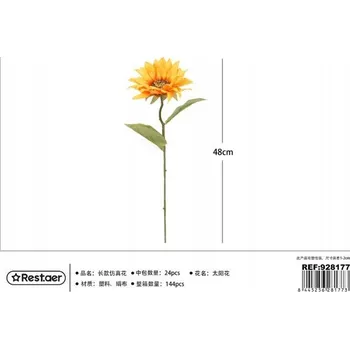 umělá květina Umělý slunečnicový květ, délka 48 cm, dekorace