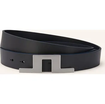 Opasek J.Lindeberg Dámský Kožený Opasek, tmavě modrá / stříbrná, 70