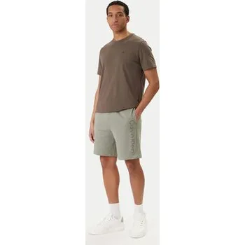 Pánské kraťasy Calvin Klein Sportovní kraťasy LV04LF240G Béžová Regular Fit M