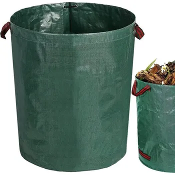 Venkovní odpadkový koš Verk Group Zahradní pytel zahradní koš na listí kontejner na trávu 120l silný velký