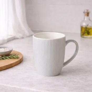 BOLTZE Hrnek světle šedý Ranura 290 ml