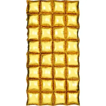 Balónek Fóliový balónek - zlatá závěsná dekorace (kurtyna), 72 x 143 cm