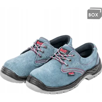 Pracovní obuv Bezpečnostní obuv ATTO polobotky semišové - vel. 45