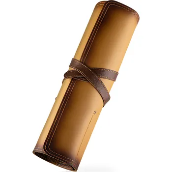 Kuchyňský nůž Kožené rolovacie puzdro na nože KN-39260 - Hnedá