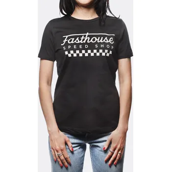 Fasthouse Women's Keepsake Tee Black Velikost: S 150004-00-01
