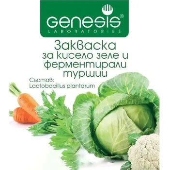 Kultura pro urychlení procesu kvašení zelí, zeleniny a proti hnilobě 1 sáček na 15l nádobu