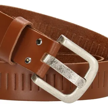 Opasek opasek Midland 3.8 x 95 cm, BROWN, kůže, Hide&Stitches