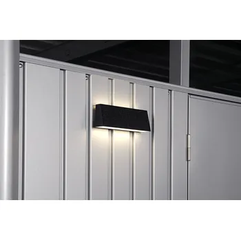 Venkovní osvětlení Biohort 05. Nástěnné solární magnetické LED osvětlení s integrovanou baterií 46042