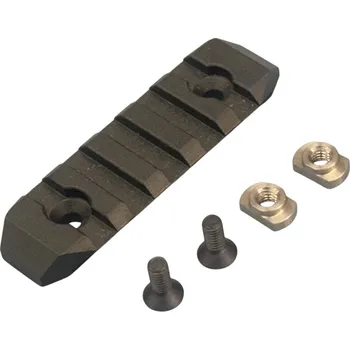 RIS lišta M-LOK 5slots (68mm) (černá) - SLONG AIRSOFT
