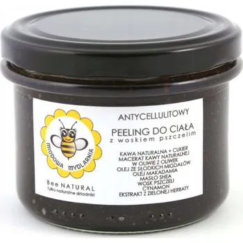 Tělový peeling Miodowa Mydlarnia 200 g tělový peeling proti celulitidě – kávový