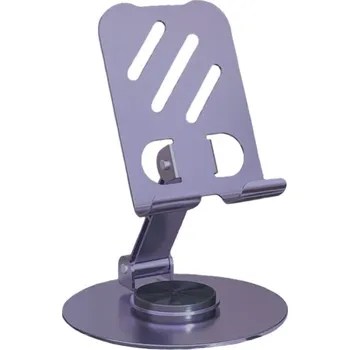 Otočný polohovatelný stojánek pro iPhone - tmavě fialový