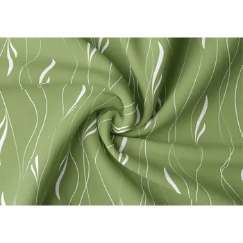 Black out šíře 150cm - Darina zelená - ZBYTEK LÁTKY - 2,10m