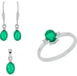 Carlo Romani SOUPRAVA SE ZELENÝM ETIOPSKÝM OPÁLEM LILI -