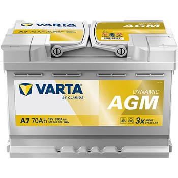 Auto-moto Autobaterie AGM Varta 12V/70Ah 760A