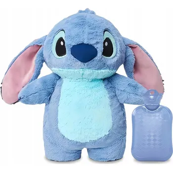 plyšák Plyšová Hračka Termofor Lilo a Stitch modrý látkový 27 cm