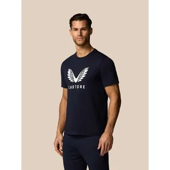 Pánské tričko Pánské tričko CASTORE SS GRAPHIC T-SHIRT XL Tmavě modrá, Bílá