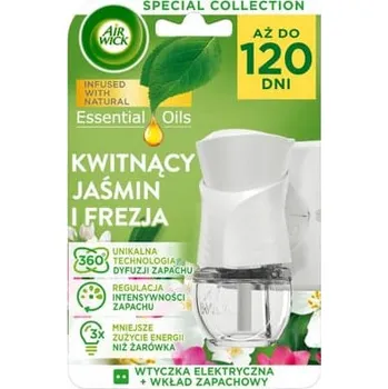 Osvěžovač vzduchu Air Wick Elektrický osvěžovač vzduchu Kvetoucí Jasmín a Frézie sada 19 ml