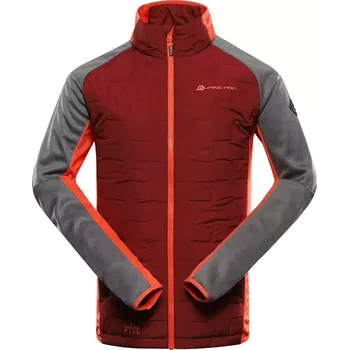 Pánská mikina Pánská mikina s merino výplní ALPINE PRO JORW velikost XS merlot