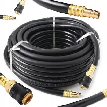 Příslušenství ke kompresoru PNEUMATICKÁ HADICE 10M KE KOMPRESORU 20 BAR 8X15mm GUMOVÁ ZALISOVANÁ