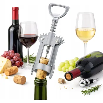 Otvírák Fackelmann Vývrtka s pákou (stříbrná)