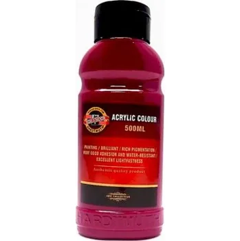 Výtvarná barva KOH-I-NOOR Barva akrylová 500ml červenofialová 0320