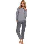 Dámské hřejivé pyžamo DOCTOR NAP PM.5247 DARK GREY