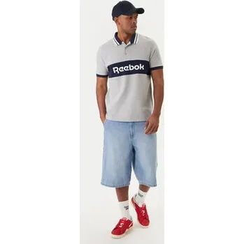 Pánské tričko Reebok Polokošile Arter RK25548CCM Šedá Regular Fit S