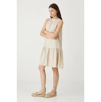 Dámské šaty Lněné šaty Medicine RS25.SUDB00 béžová 08X, vel. XL