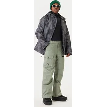 Quiksilver Snowboardové kalhoty Utility EQYTP03220 Zelená Modern Fit XL