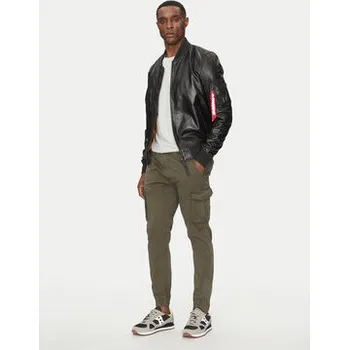 Alpha Industries Joggers kalhoty Twill 116202 Zelená Regular Fit L