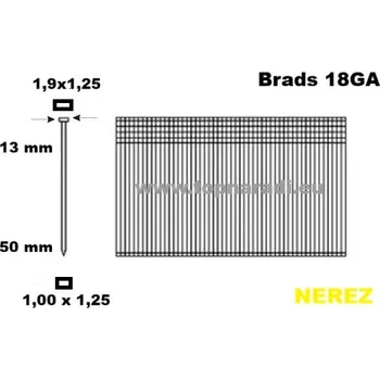 Hřebík Hřebíčky kolářské 20mm, G18 NEREZ Prebena 2P-J50SDS, Makita AF505, Bostitch BTCN110D2