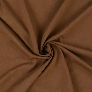 Prostěradlo Kvalitex Jersey prostěradlo tmavě hnědé 200x200cm