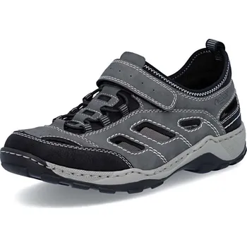 Pánské sandále Pánské sandály RIEKER 08063-45 šedá S6 43