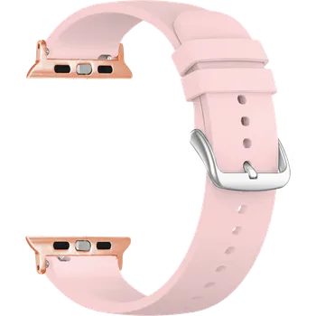 Příslušenství k chytrým hodinkám Světle růžový silikonový řemínek na hodinky pro APPLE WATCH 38-40 mm LSXBPR1 Šířka řemínku pro Apple Watch: 38-40