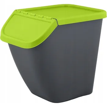 Odpadkový koš Koše na tříděný odpad BranQ Pelican zelený 23 l