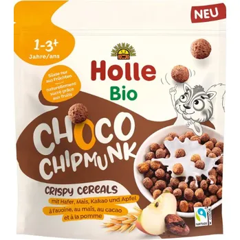 Holle BIO Křupavé cereální kuličky kakaové, 125 g