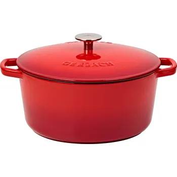 Hrnec Gerlach Litinový hrnec s pokl. NATUR 26 cm 5 l červený