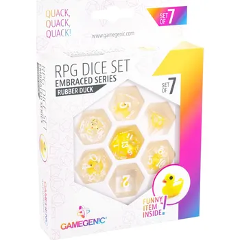 Příslušenství k deskovým hrám Gamegenic Gamegenic: Embraced Series - Rubber Duck - RPG Dice Set