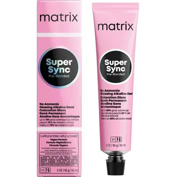 Barva na vlasy Matrix SoColor Sync Pre-Bonded Alkaline Toner demi-permanentní alkalická barva bez amoniaku 90 ml, 6M