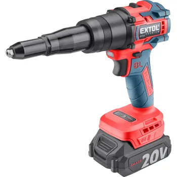 Nýtovací pistole Extol Premium 8891868 + 1x 2,0 Ah