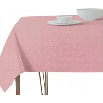 ubrus Žakárový ubrus odolný proti skvrnám 110x160 cm, růžový