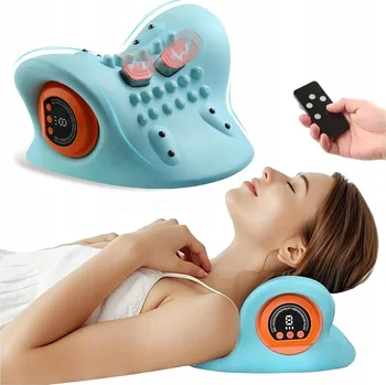 Masážní přístroj MASÁŽNÍ PŘÍSTROJ SHIATSU PRO SVALY KRKU A ZAD, POLŠTÁŘ PRO MASÁŽ TĚLA RAMEN